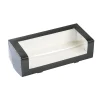 Overig Taartdoos met venster 26x12x7cm Zwart Hot
