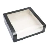 Overig Taartdoos met venster 30x30x9cm Zwart Discount