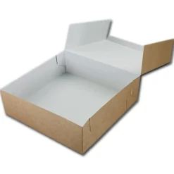 BrandNewCake Taartdoos 21x21x10cm. Kraft 3st Hot