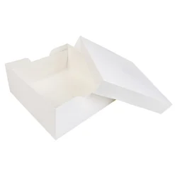 BrandNewCake Taartdoos 35x35x15cm. Wit 3st Discount