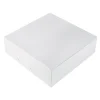 BrandNewCake Taartdoos 25x25x8cm. Wit 3st Clearance
