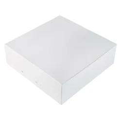 BrandNewCake Taartdoos 25x25x8cm. Wit 3st Clearance