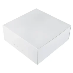 BrandNewCake Taartdoos 25x25x10cm. Wit 3st Sale
