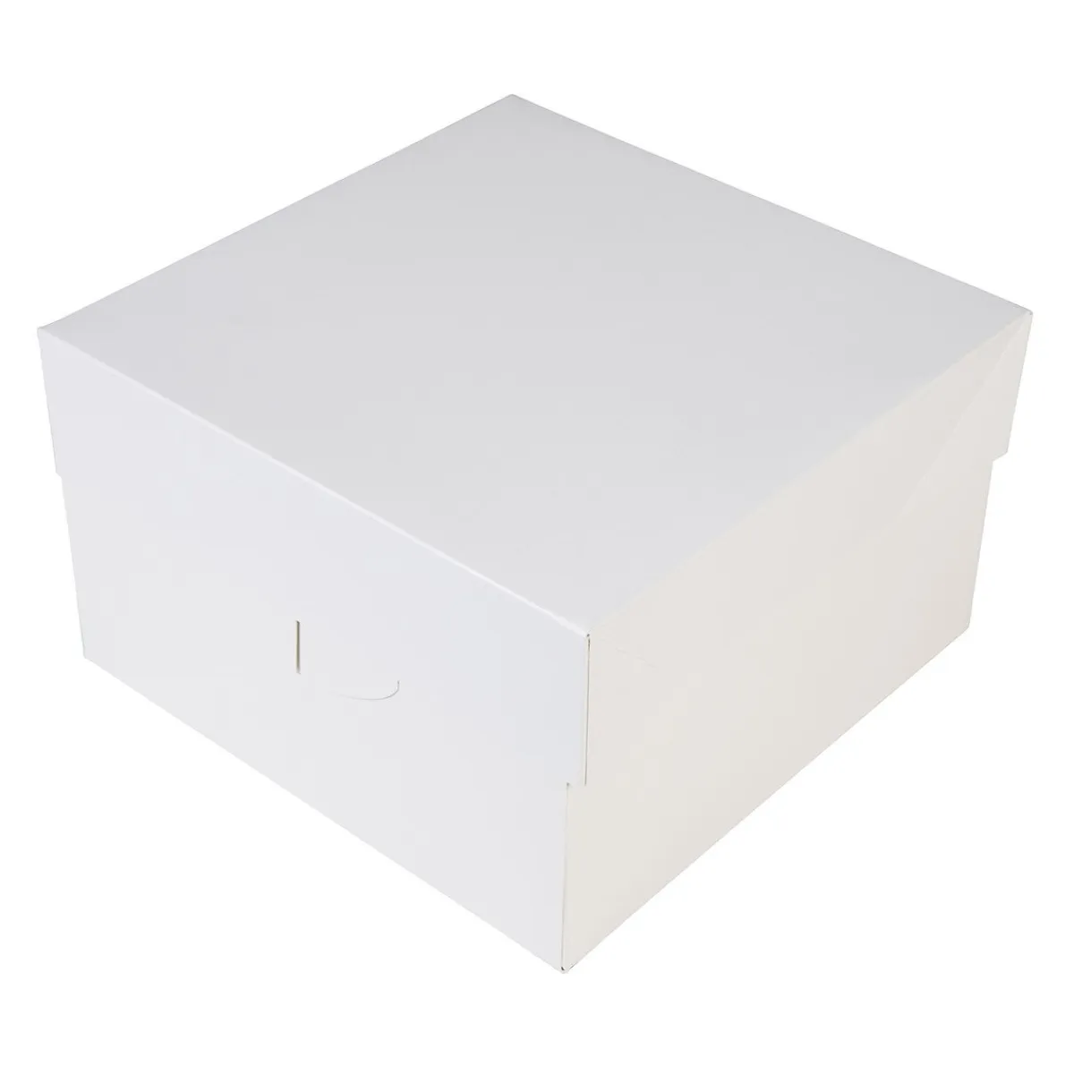 BrandNewCake Taartdoos 25x25x15cm. Wit 50st Clearance