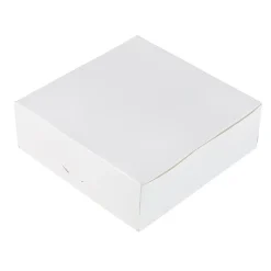 BrandNewCake Taartdoos 15x15x5cm. Wit 3st