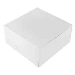 BrandNewCake Taartdoos 21x21x10cm. Wit 50st Sale