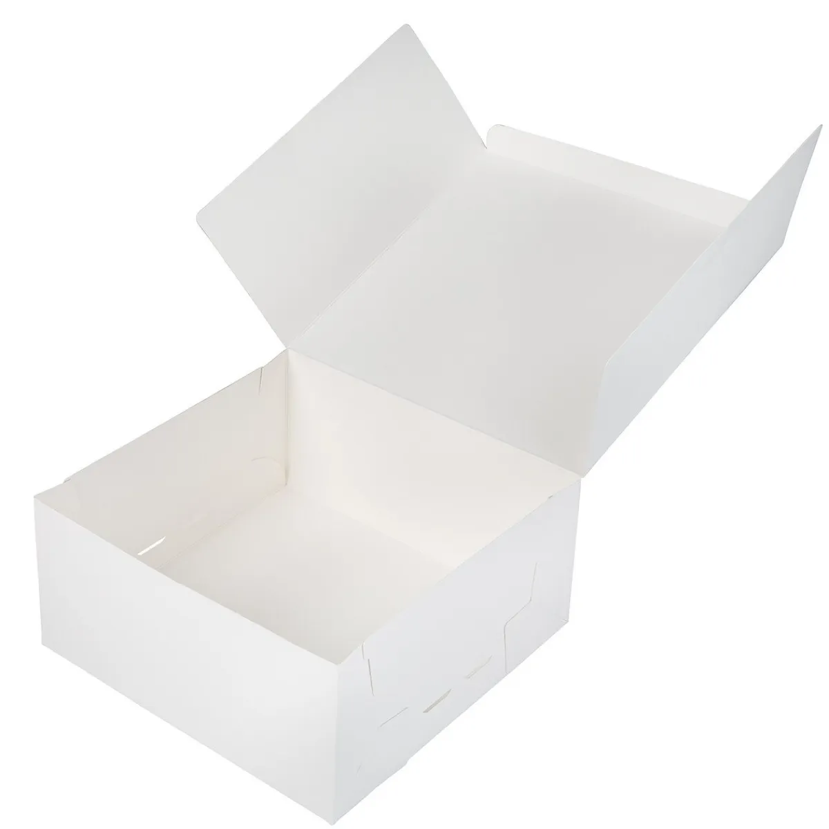 BrandNewCake Taartdoos 21x21x10cm. Wit 50st Sale
