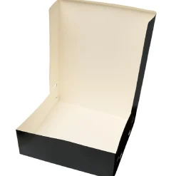 BrandNewCake Taartdoos 30x30x10cm. Zwart 50st Sale