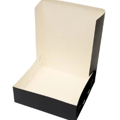 BrandNewCake Taartdoos 25x25x8cm. Zwart 3st Hot