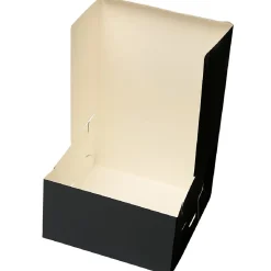 BrandNewCake Taartdoos 15x15x8cm. Zwart 3st New