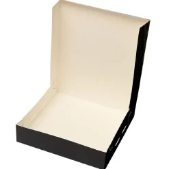 BrandNewCake Taartdoos 19x19x8cm. Zwart 3st Clearance