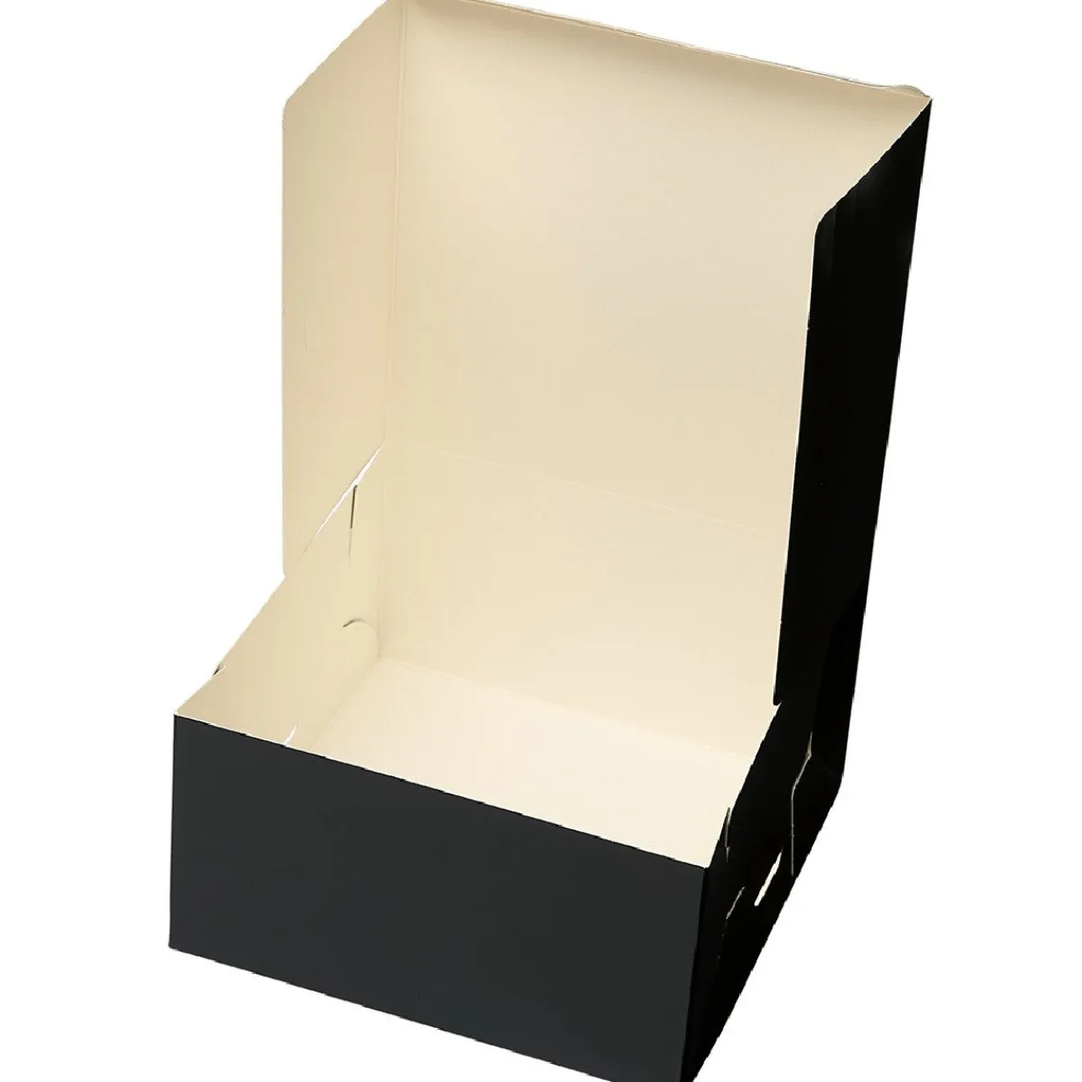 BrandNewCake Taartdoos 15x15x8cm. Zwart 50st Clearance