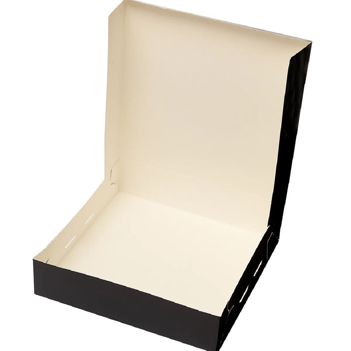 BrandNewCake Taartdoos 19x19x8cm. Zwart 50st Hot