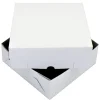 Overig Taartdoos Zwanenhals 25x25x9cm. Wit 10st Sale