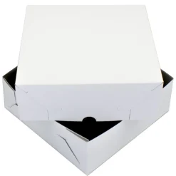 Overig Taartdoos Zwanenhals 25x25x9cm. Wit 10st Sale