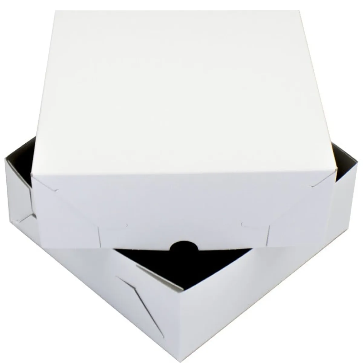 Overig Taartdoos Zwanenhals 25x25x9cm. Wit 100st Clearance