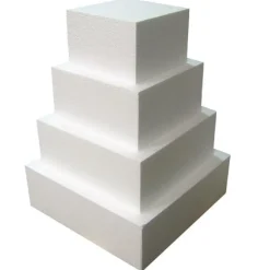 Taart Dummy vierkant 10cm - 30x30cm Best