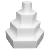 Taart Dummy Zeshoek 5cm -Ø15cm- Hot