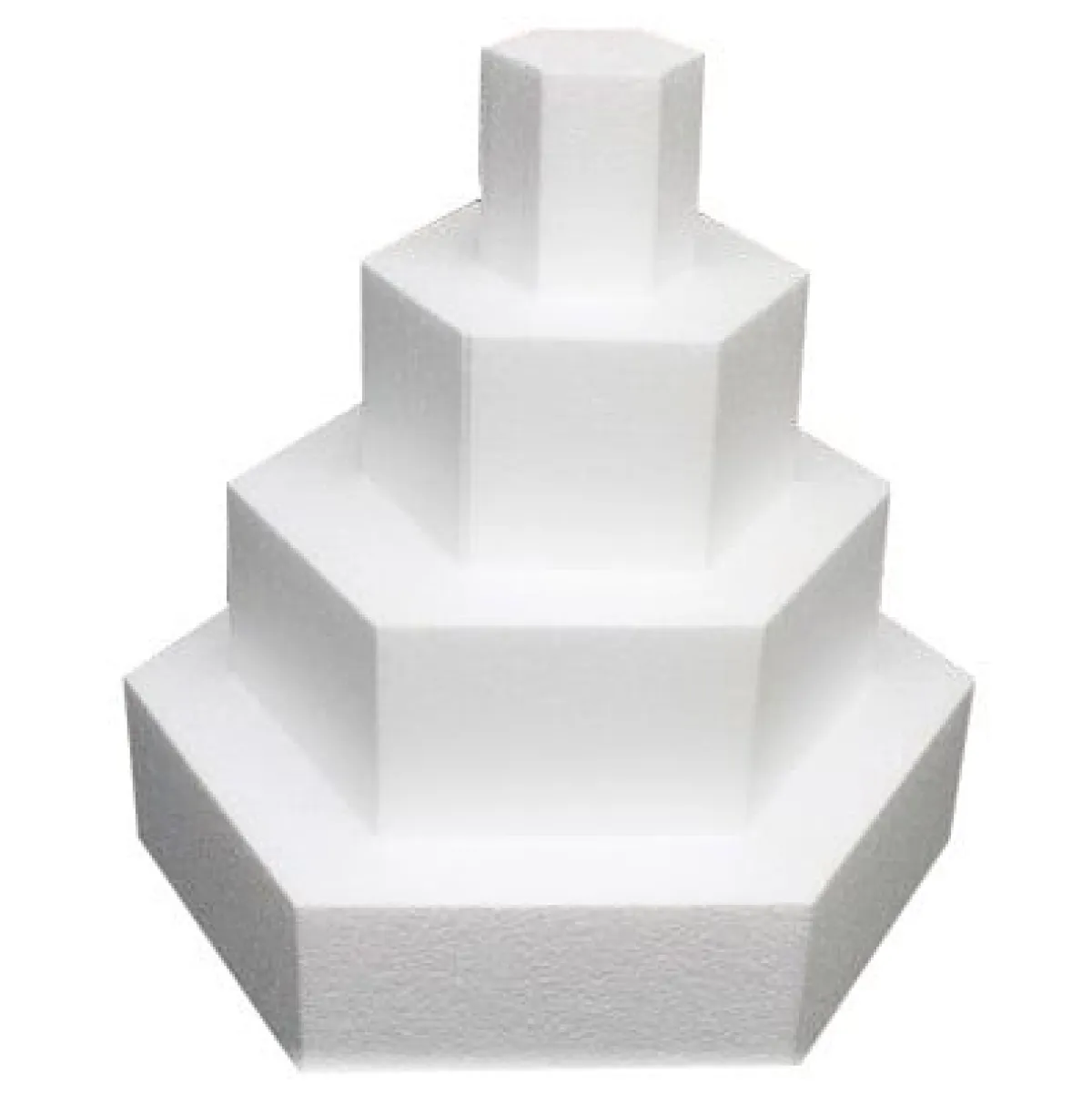Taart Dummy Zeshoek 5cm -Ø30cm- Best
