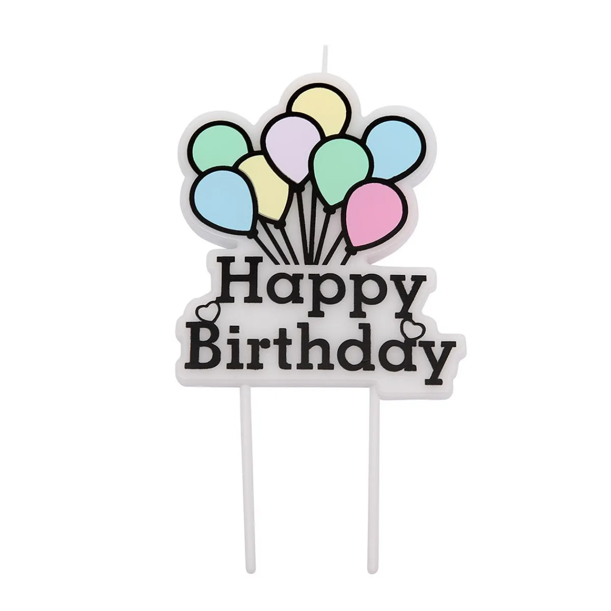 Overig Taartkaarsje Happy Birthday Ballonnen** Sale