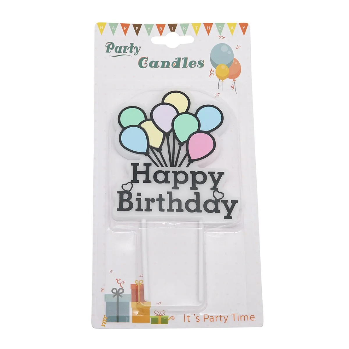 Overig Taartkaarsje Happy Birthday Ballonnen** Sale
