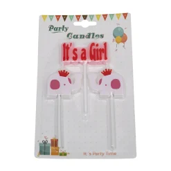 Overig Taartkaarsjes Geboorte It's a Girl** Online