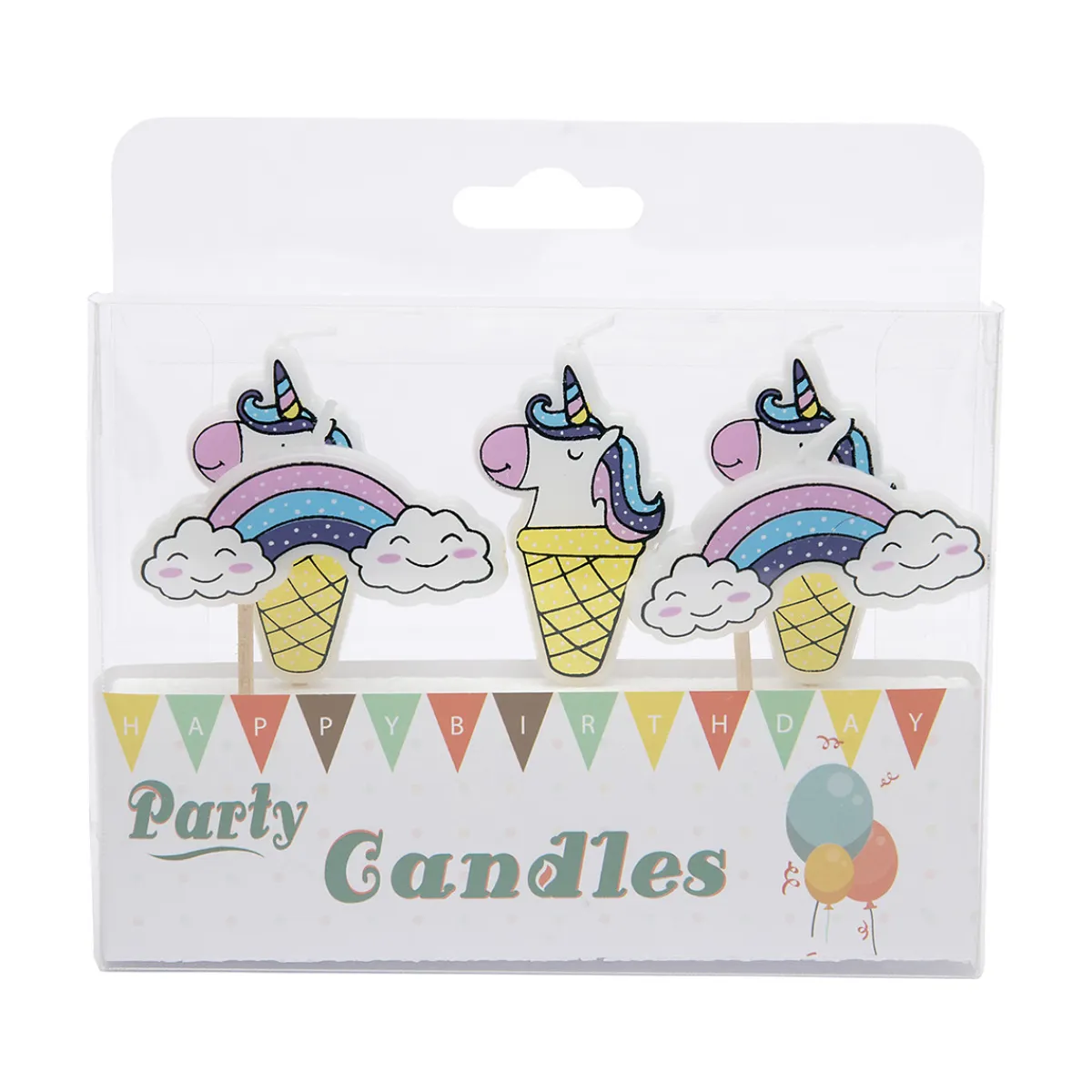 Overig Taartkaarsjes Unicorn & Regenboog** Best