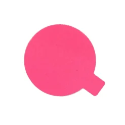 Overig Taartkarton Fuchsia/Zwart met lip Ø8 cm per stuk Outlet