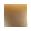 Overig Taartkarton Vierkant Goud/Zwart 28x28cm per stuk New