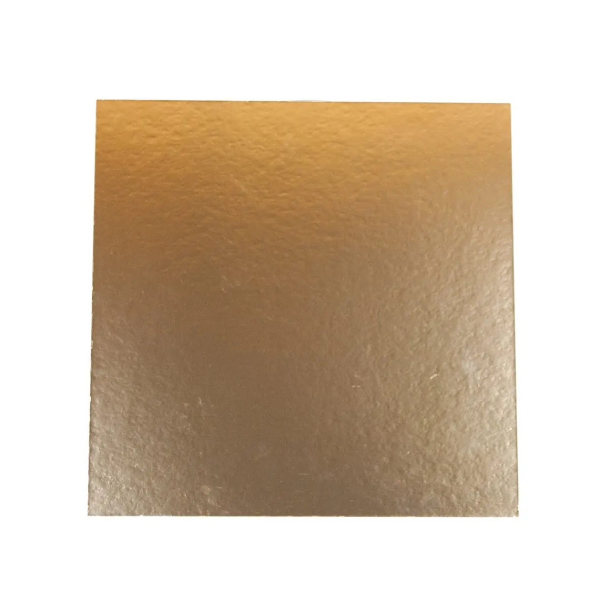 Overig Taartkarton Vierkant Goud/Zwart 24x24cm per stuk New