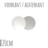BrandNewCake Taartonderzetter Wit / Zilver Ø20cm 10st. Best