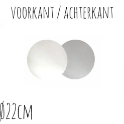 BrandNewCake Taartonderzetter Wit / Zilver Ø22cm 100st. Discount