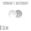 BrandNewCake Taartonderzetter Wit / Zilver Ø18cm 100st. New