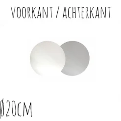 BrandNewCake Taartonderzetter Wit / Zilver Ø20cm 100st. Online