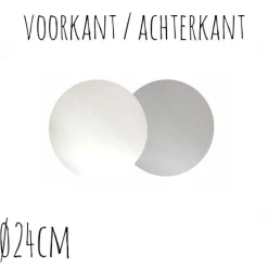 BrandNewCake Taartonderzetter Wit / Zilver Ø24cm 10st. Discount