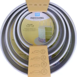 PME Taartpan Rond 5cm(h) Set/4 Hot