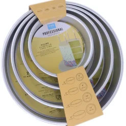 PME Taartpan Rond 5cm(h) Set/4 Hot