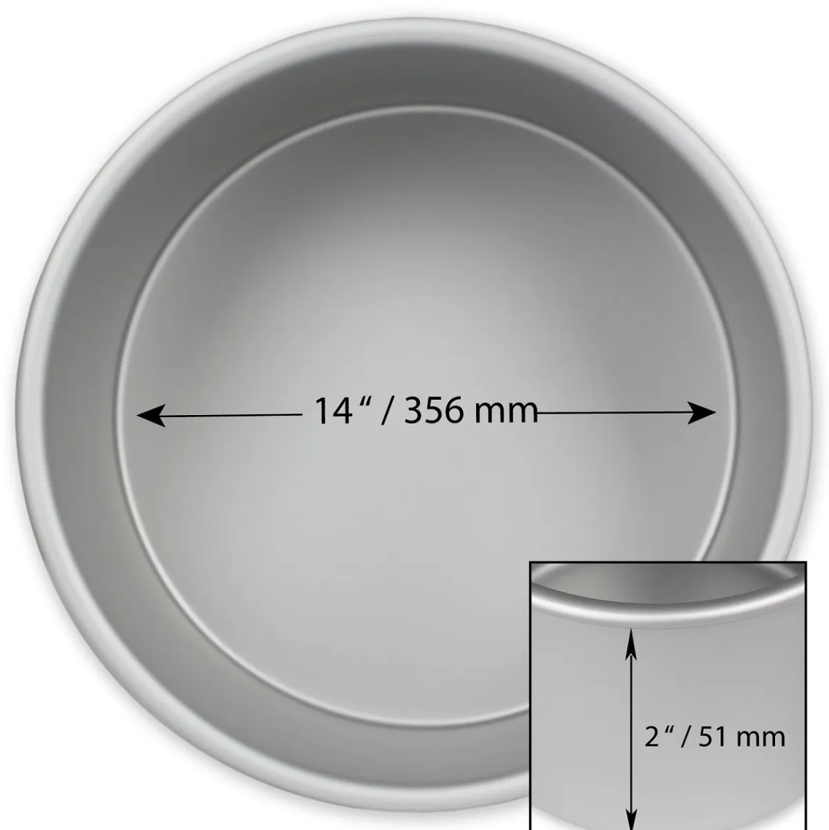 PME Taartpan rond Ø35,5 x 5cm