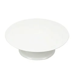 Overig Taartplateau Melamine Draaibaar Wit Ø32x10cm New