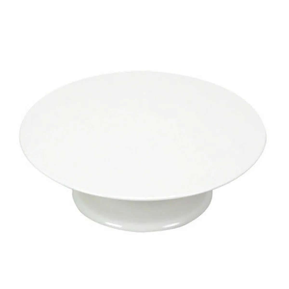Overig Taartplateau Melamine Draaibaar Wit Ø32x10cm New