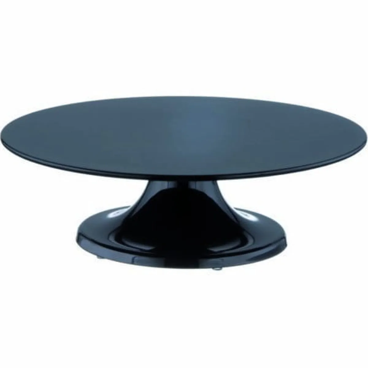Overig Taartplateau Melamine Draaibaar Zwart Ø32x10cm Clearance