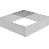 Overig Taartring RVS Vierkant 22x22x5cm Hot