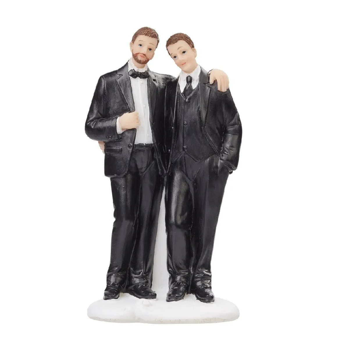 Overig Taarttopper Bruidspaar Mannen Polystone 11,5cm New
