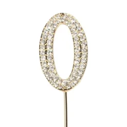 Culpitt Taarttopper Diamant Goud #0 45mm** Clearance
