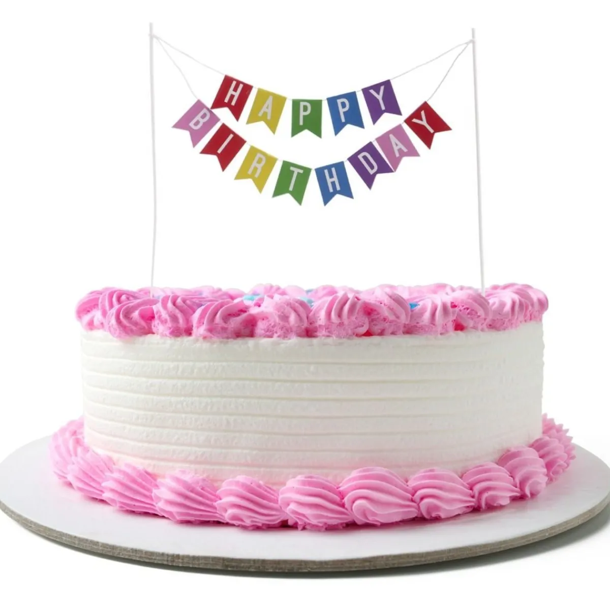 Overig Taarttopper Happy Birthday Vlaggenlijn Sale