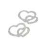Overig Taarttopper Harten Kunststof Zilver 4cm 10st Best