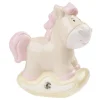 Overig Taarttopper Hobbelpaard Roze Polystone 4,5cm New