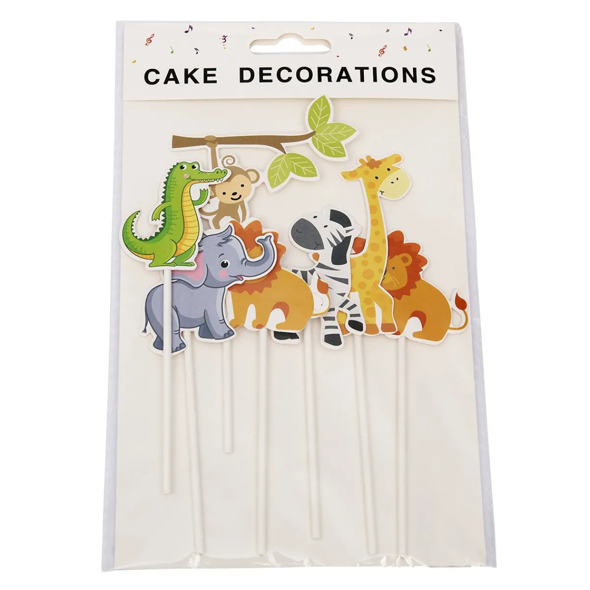 Overig Taarttopper Jungle Dieren 7st. Discount