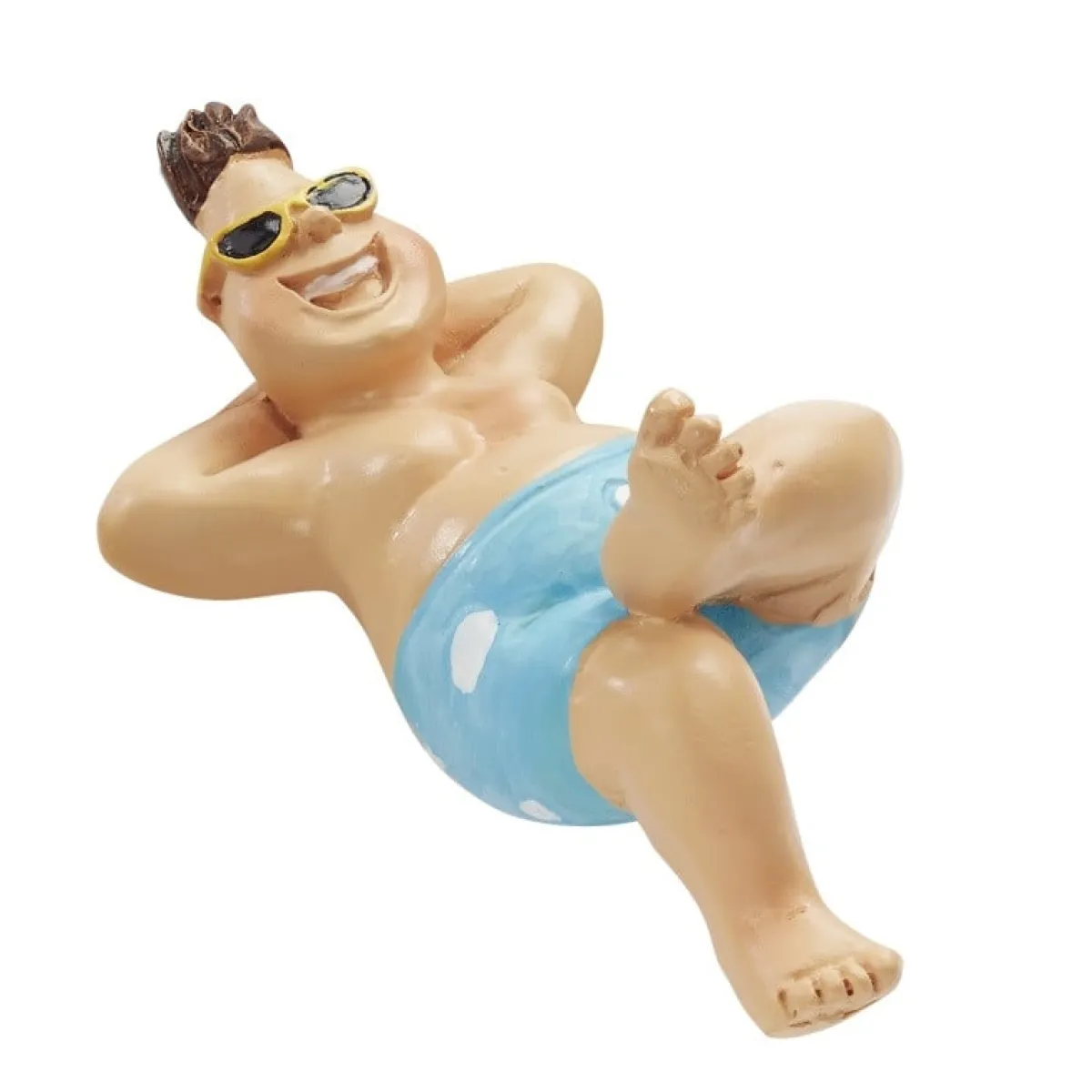 Overig Taarttopper Strandganger Man Liggend 6cm Best