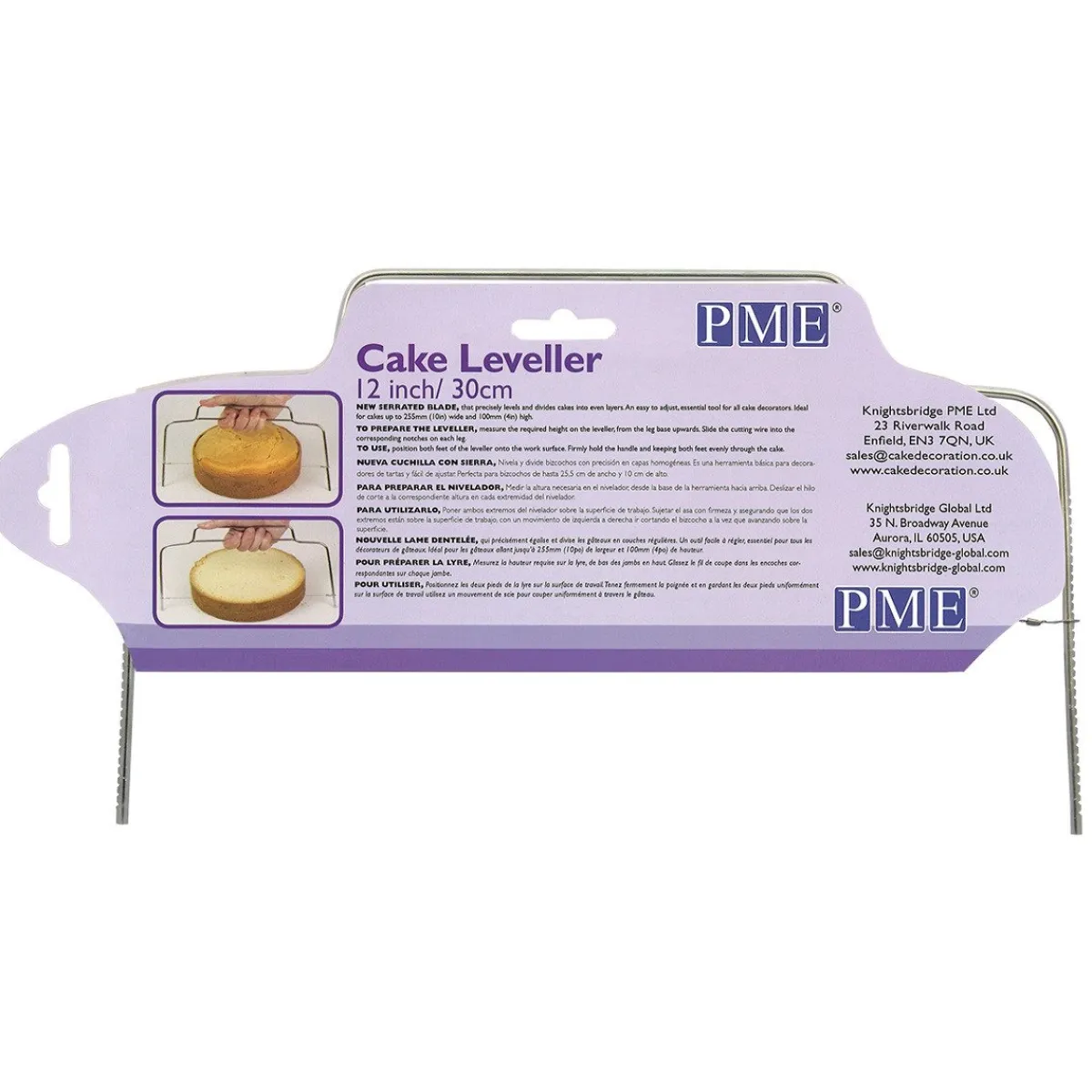 PME Taartzaag/ cake leveller - 30 cm Outlet